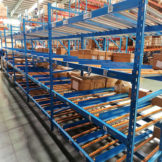 Rack de fluxo de caixa de alta eficiência para armazenamento industrial